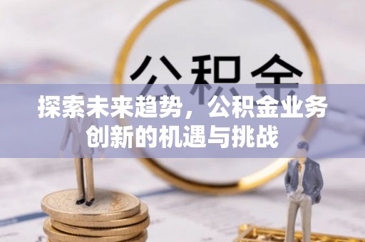 曲松探索未来趋势，公积金业务创新的机遇与挑战