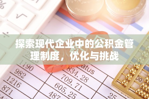 曲松探索现代企业中的公积金管理制度，优化与挑战