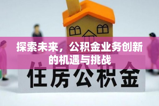 曲松探索未来，公积金业务创新的机遇与挑战