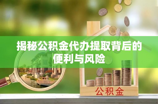 曲松揭秘公积金代办提取背后的便利与风险