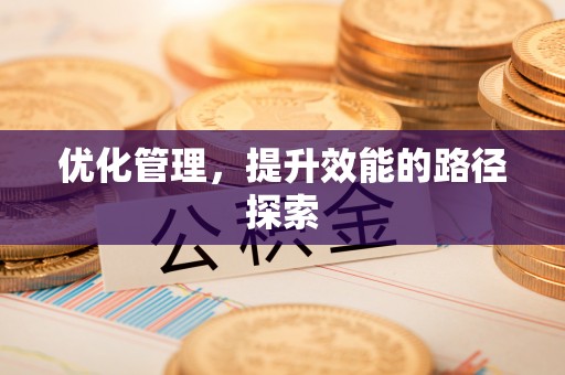 曲松优化管理，提升效能的路径探索