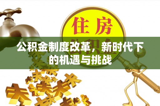 曲松公积金制度改革，新时代下的机遇与挑战