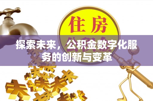 曲松探索未来，公积金数字化服务的创新与变革