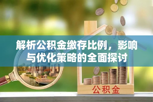曲松解析公积金缴存比例，影响与优化策略的全面探讨