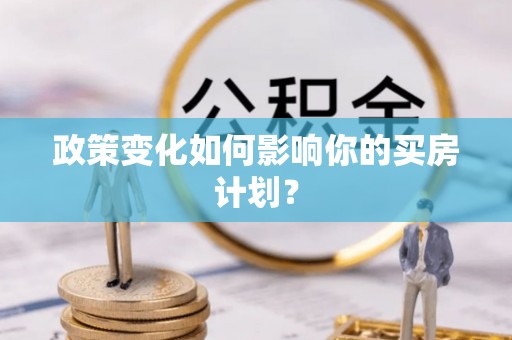 曲松政策变化如何影响你的买房计划？