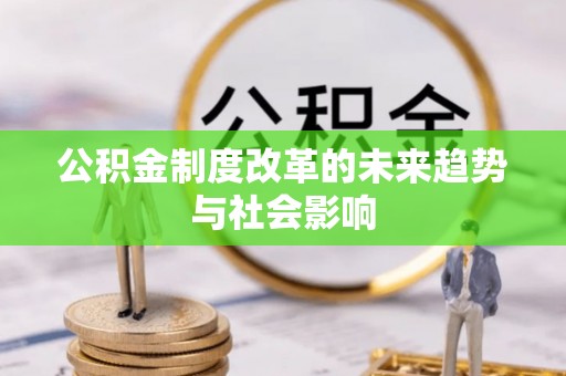 曲松公积金制度改革的未来趋势与社会影响