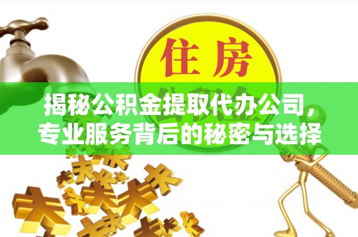 曲松揭秘公积金提取代办公司，专业服务背后的秘密与选择指南