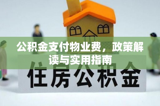 曲松公积金支付物业费，政策解读与实用指南