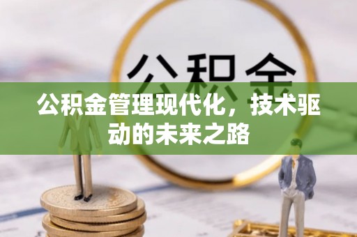 曲松公积金管理现代化，技术驱动的未来之路