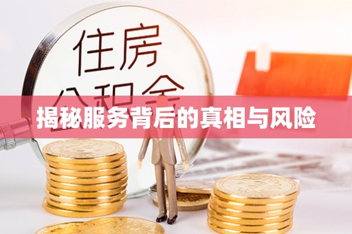曲松揭秘服务背后的真相与风险